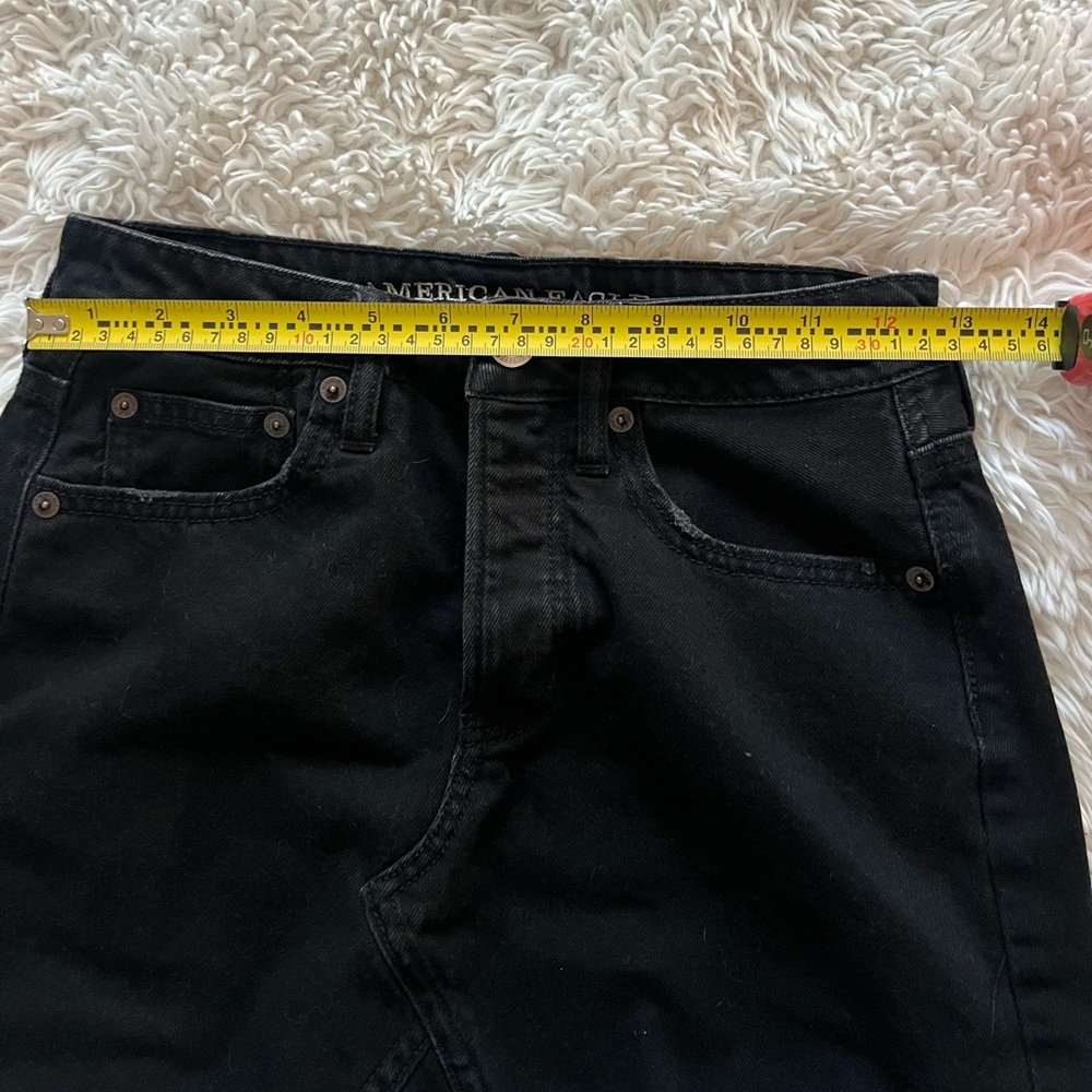 American Eagle Black Denim Skirt - Picture 7 of 8